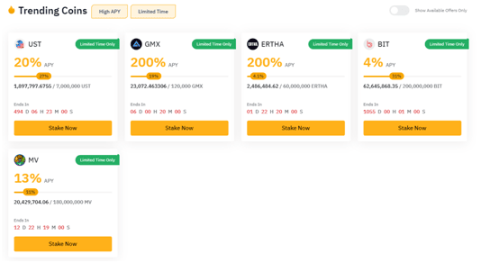 Bybit staking offers